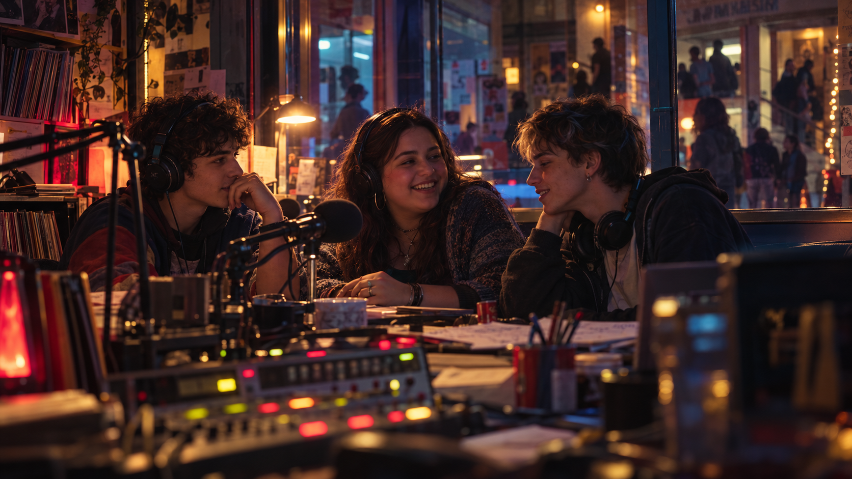Radio Wolf, tre adolescenti in uno studio radiofonico